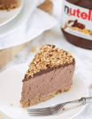Nutella Cheesecake Slice